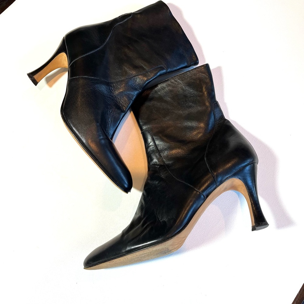 Ellen Tracy Black ankle booties
